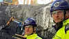 Martin Walberg Bakke, leder for Project Management Office BU Prosjekt i Norge og Torstein Tangene, ansvarlig for opplegget fra Metier.