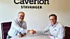 Knut Gaaserud, adm. dir. for Caverion Norge, og Eivind Jørgensen, daglig leder Simex Klima & Kulde i Stavanger, under signeringen.
