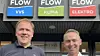 Fra venstre, Mads Meisingset Mathia, styremedlem i FLOW Group, og nyansatt daglig leder i FLOW Klima Oslo, Mathias Spolén Erstad