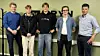 På bildet ser vi, avdelingsleder Entreprise, Tom Øyen, Fredrik Sørensen Mørk, Petter Nilsen, Leopoldo Skarsaune Terzi, avdelingsleder Ettermarked og Emil Andreas Zahl, prosjektleder Trondheim Rehab, og faglig leder i Bryn Byggklima.