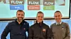 Bildet viser FLOW-salgsteam i Oslo. Fr. venstre Joakim Arnesen, Salgs- og markedsansvarlig i FLOW Meisingset VVS, Simon Haaster, Salgs- og markedsansvarlig i FLOW Elektro Oslo Vest og Mathias Spolén Erstad, Daglig leder i FLOW Klima Oslo