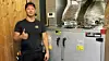 Fredrik Holand Brenne er Flow Klima Trøndelags første Ventilasjonstekniker.
