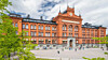 Södra Latins gymnasium, en av 160 AI-styrte bygninger som minsker energiforbruket og ikke minst utgiftene.