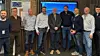 På bildet ser vi fra venstre, Terje Hegstad (fra venstre), Thomas Ellefsen, Per Tore Olsen, Thomas Haaland, Dag Bøhler, Anders Ettre, Per Bjørnar Børresen, Eivind Henriksen, Geir Thoresen. Foto: Randem & Hübert