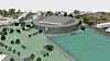 Kvernevik skole - avtale om bygging inngått mellom Backe og Stavanger kommune. Illustrasjon: Bark Arkitekter/Studio HOH