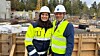 Nina Solli og Kommunalminister Bjørnar Skjæran. Foto: NHO Byggenæringen