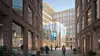 Illustrasjon fra Nordic og Rodeos arbeid i reguleringsfasen. Illustrasjon: Nordic Office of Architecture/Rodeo arkitekter.