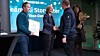 Prisen for Årets grønne driftsteam i 2023 gikk til team Ski Storsenter fra Olav Thon Eiendom. Foto: Grønn Byggallianse
