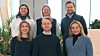 Deltakere i talentprogrammet: Guro Tronstad Selnes og Stine Aanvik (OBOS), Marion Jakobsen og Håkon Ringerike Tennøe (Multiconsult Norge), Nanna Hjeltgaard og Tobias Baartvedt (Backe). Foto: Multiconsult