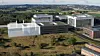 Illustrasjon av B-bygget på nye Stavanger universitetssykehus.