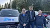 På bildet ser vi fra venstre, Kennet Østli, daglig leder , Anders Ettre, regionansvarig Norge Currentum, Tor Gaarder, servicesjef.